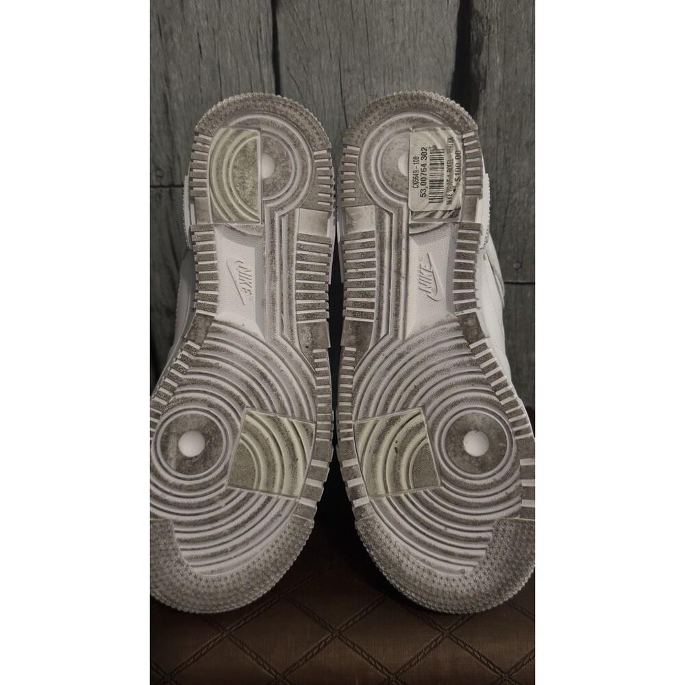 Nike Air Force 1 Pixel White Women’s 6.5 Platform Sneakers CK6649-100 - Picture 6 of 7